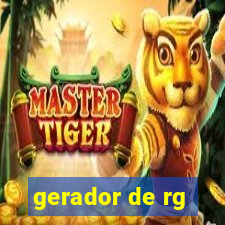 gerador de rg